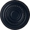 Ekena Millwork Oldham Ceiling Medallion (Fits Canopies up to 8 5/8"), Hand-Painted Midnight Dream, 18"OD x 1 1/4"P CM18OLMDF - alternate 1